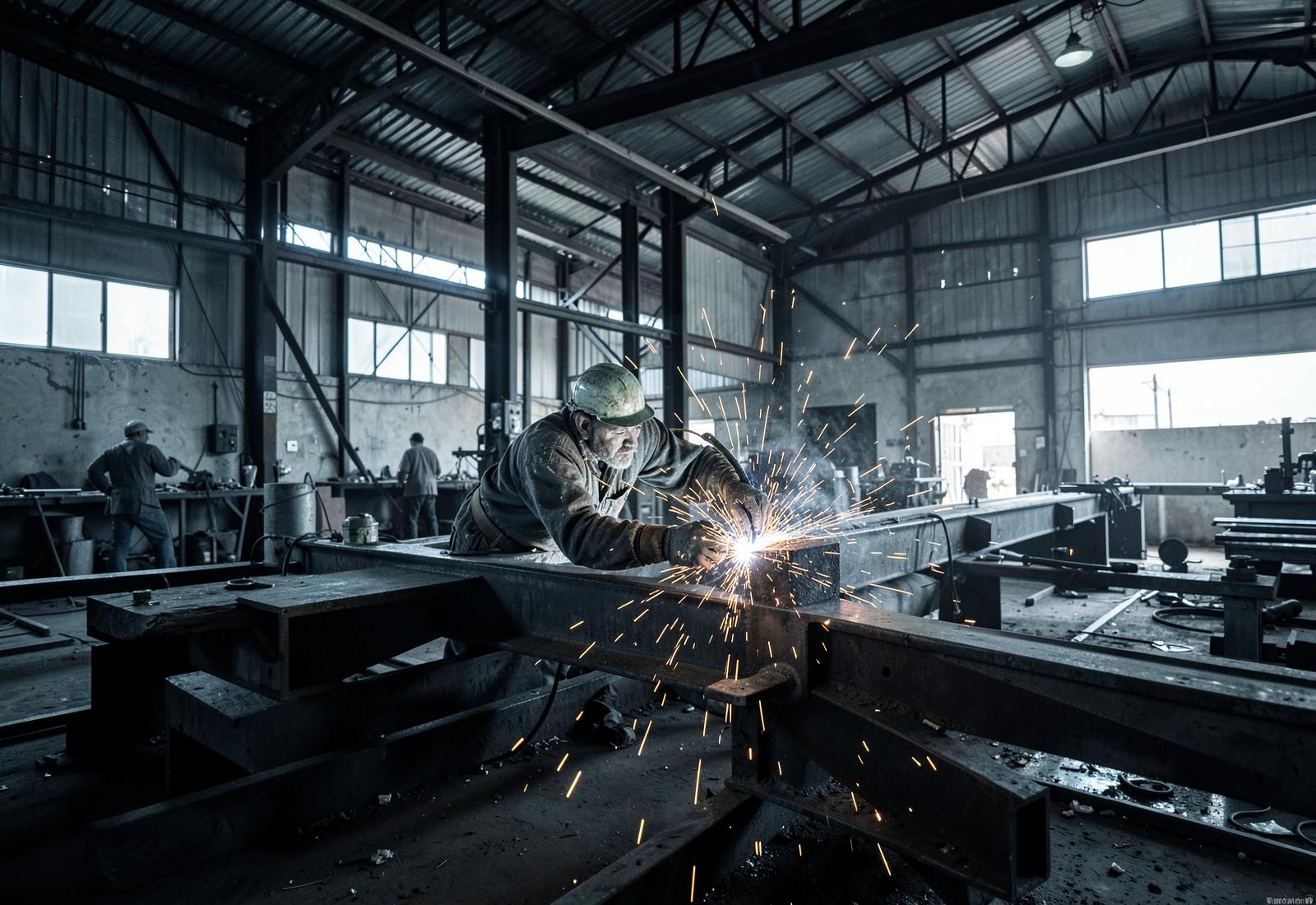 Steel fabrication work
